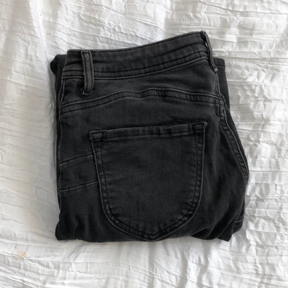 Forever 21 push up dark grey denim jeans